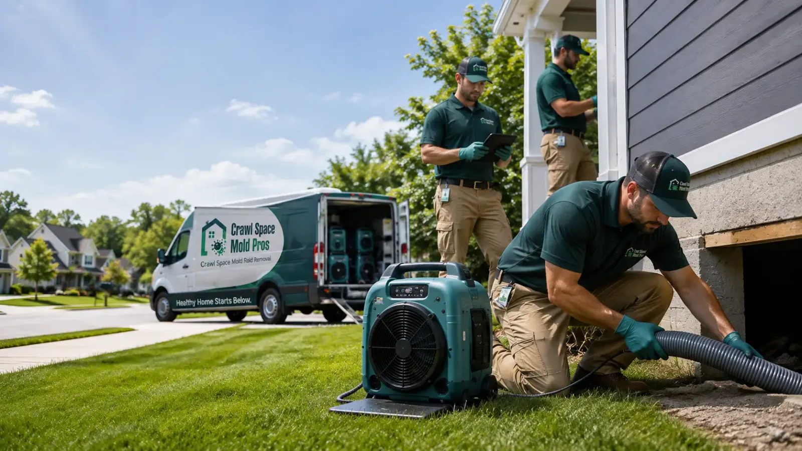 Crawl Space Mold Removal in Dorrance, KS